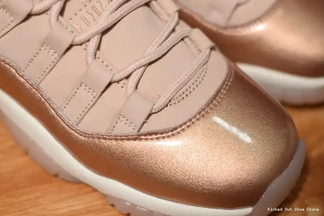 Kicked Out Shoe Store Rose GS 11 Gold Jordan Low Air AH7860-105 0517